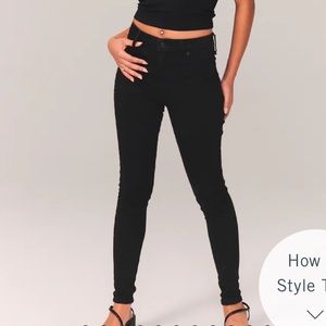 Abercrombie & Fitch High Rise Jean Legging
